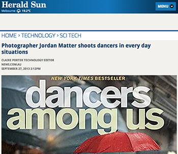 Dancers Among Us in Herald Sun